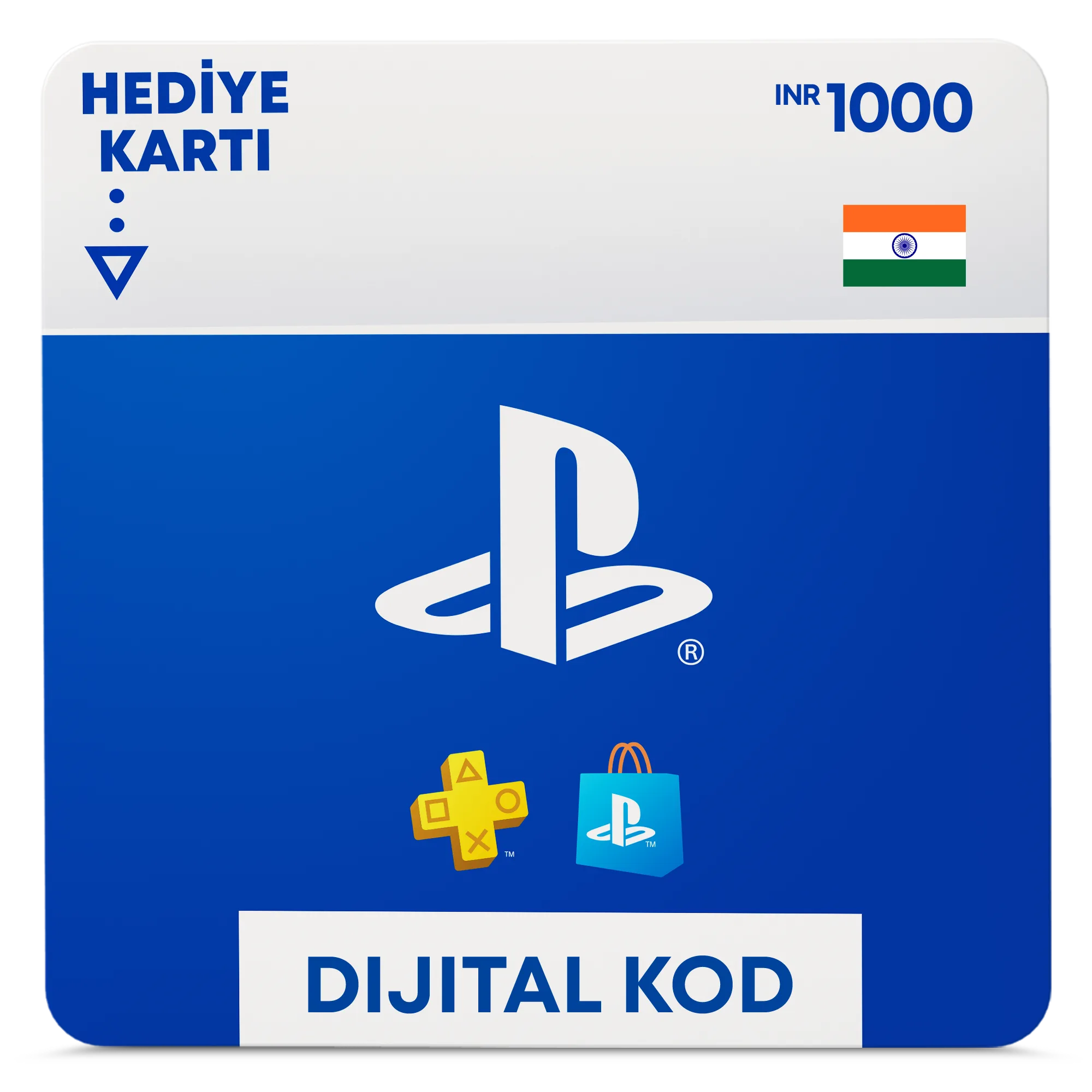 PlayStation Hediye Kartı 1000 INR